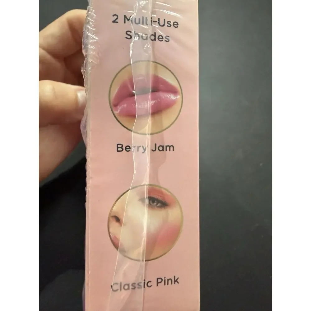 Dewy Tints Lip & Cheek Tint Set Berry Jam & Classic Pink 2 Shade Kit